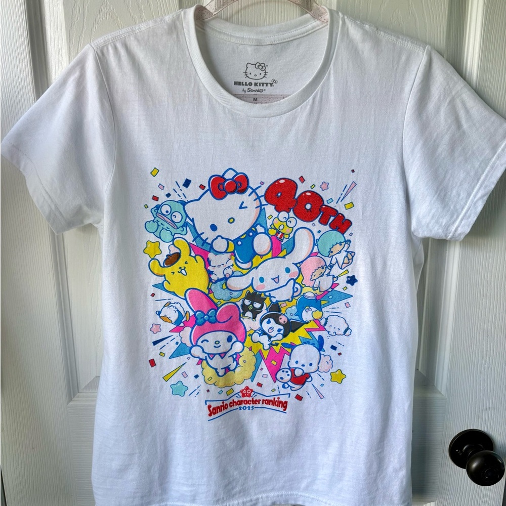 Sanrio 2025 Character Ranking T-shirt